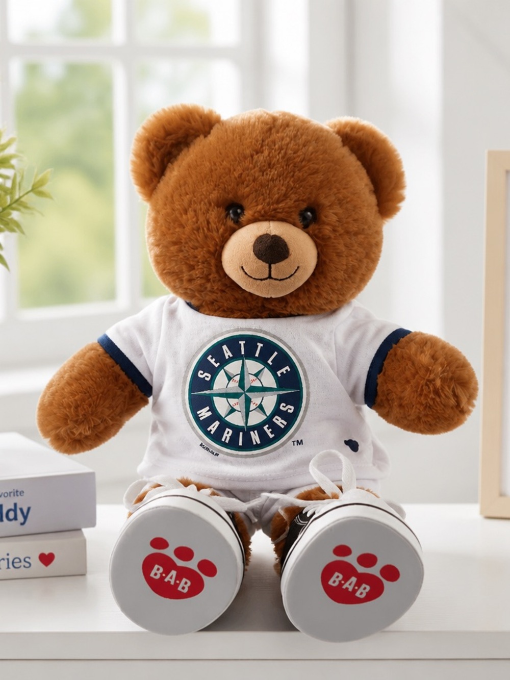 Brown Plush Bear with Team Tee